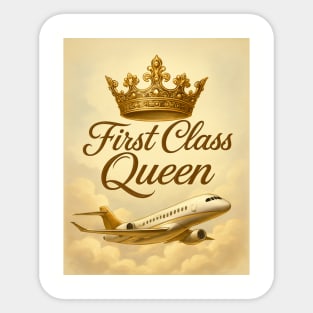 First Class Queen Sticker